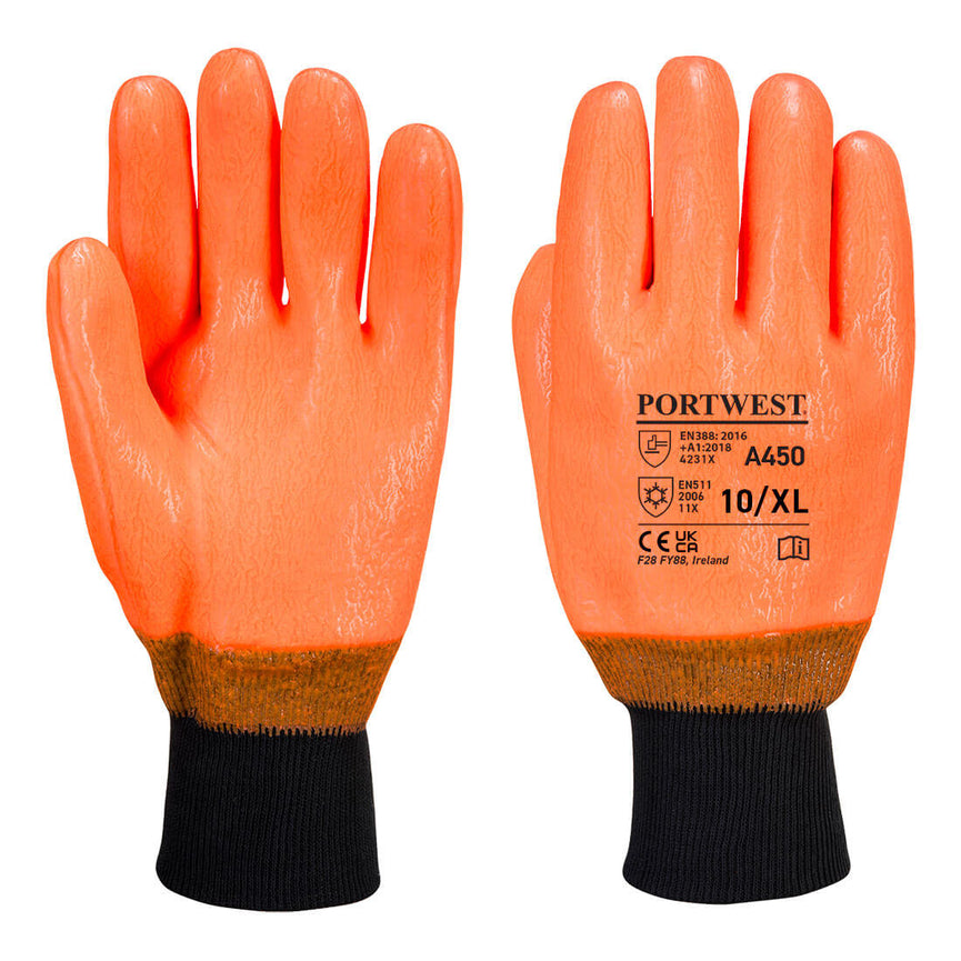 Guante Portwest de alta visibilidad impermeable