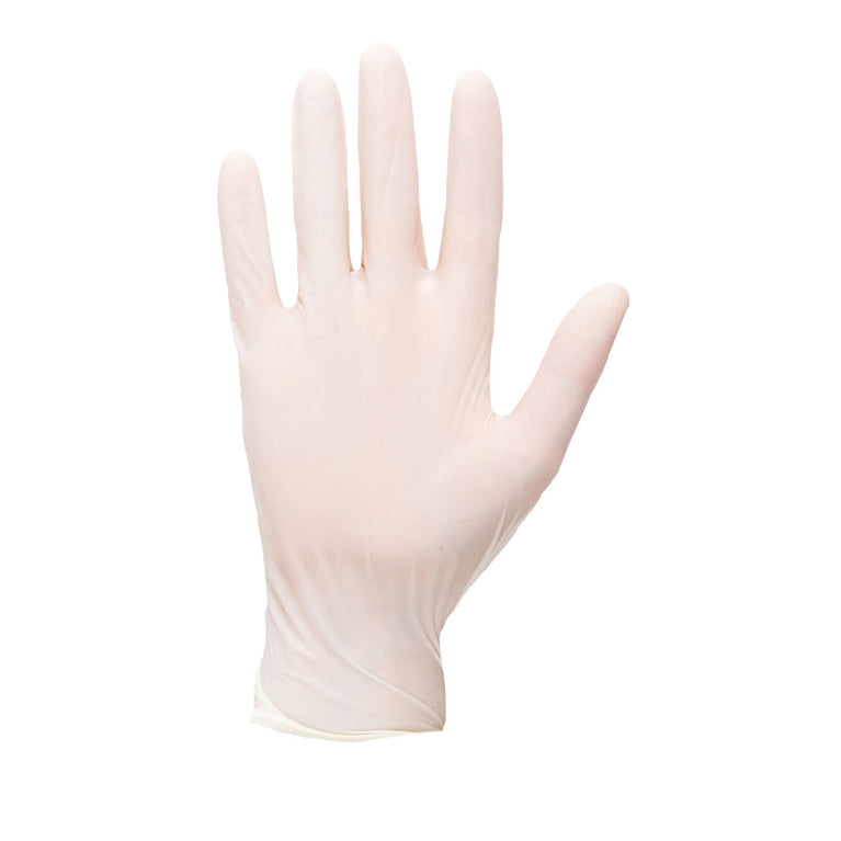 Guante Portwest desechable de látex con polvo (pack 100)