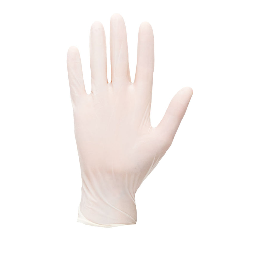 Guante Portwest desechable de látex con polvo (pack 100)