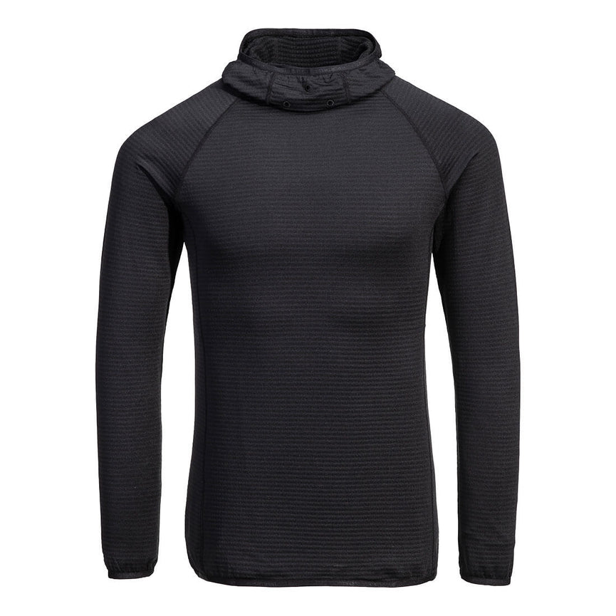 Camiseta de forro polar Waffle con capucha Portwest