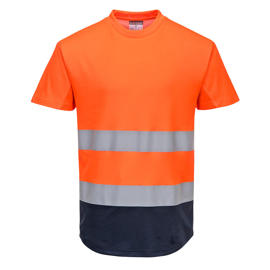 Camiseta Portwest bicolor de malla