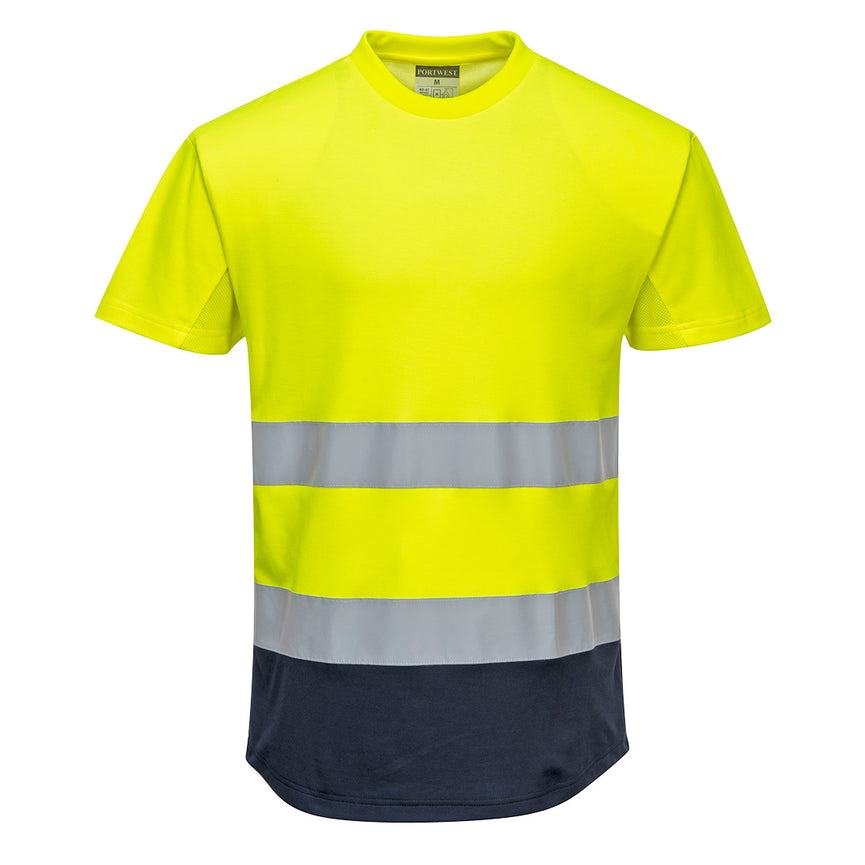 Camiseta Portwest bicolor de malla
