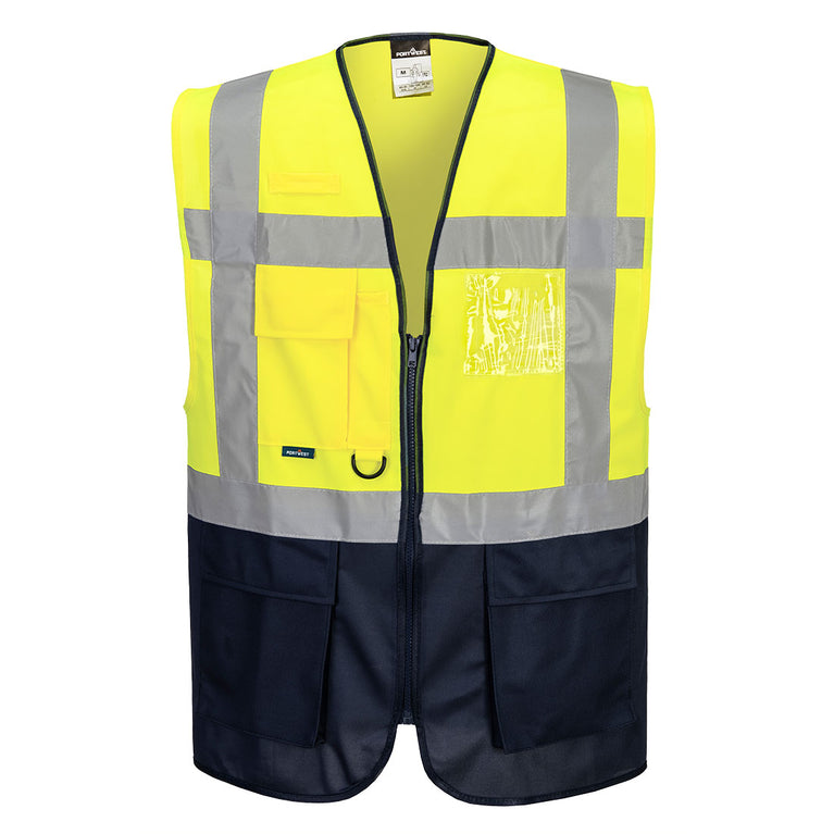 Chaleco Portwest de alta visibilidad Warsaw Contrast Executive