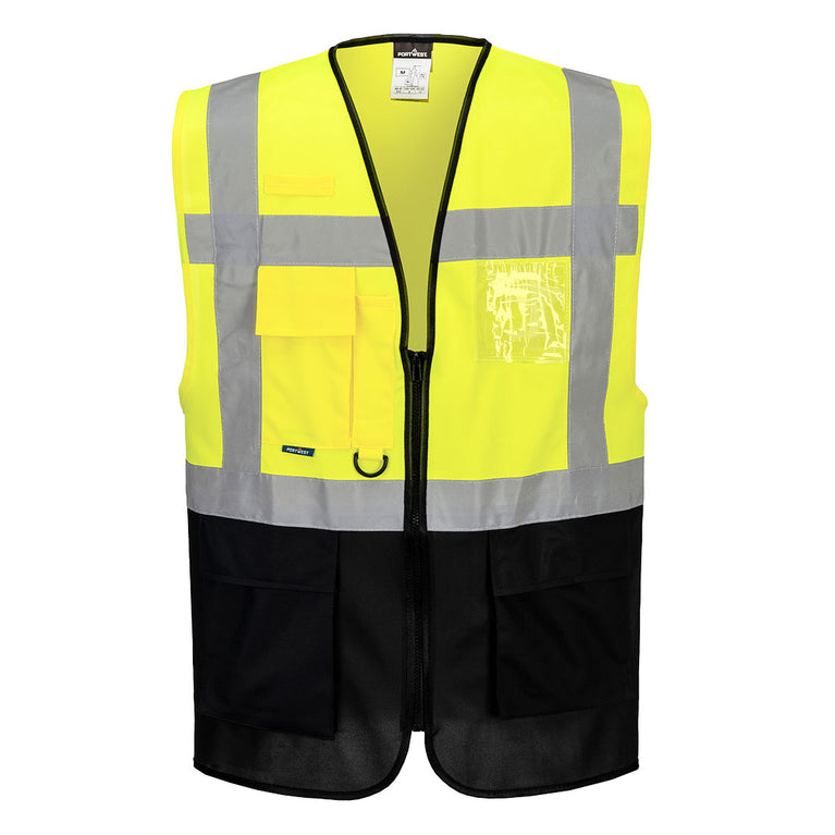 Chaleco Portwest de alta visibilidad Warsaw Contrast Executive