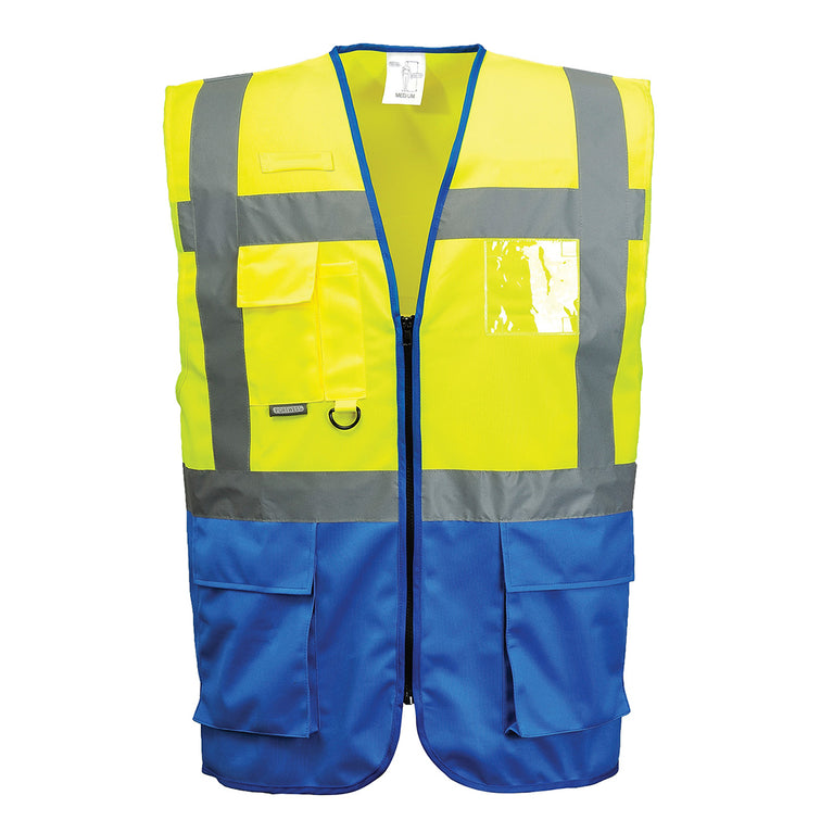 Chaleco Portwest de alta visibilidad Warsaw Contrast Executive