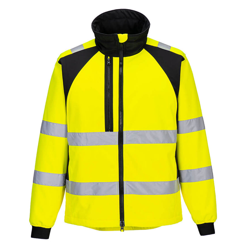 Softshell Portwest de alta visibilidad WX2 Eco (2 capas)