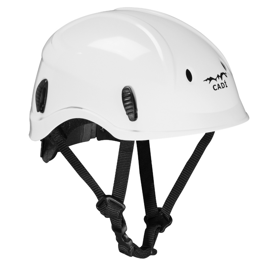 Casco de Seguridad Profesional diseñado para protección y confort en trabajos en altura. Cumple con las normativas EN 12492:2012 y EN 397:2012 +A1:2012. Fabricado en ABS con estabilización UV, interior de EPS de alta densidad, barboquejo de 4 puntos y ajuste personalizable. Ventilación eficiente para mayor comodidad.