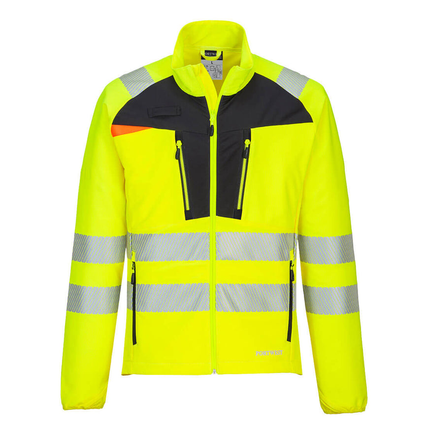 Camiseta Portwest de alta visibilidad Base Layer DX4 con cremallera