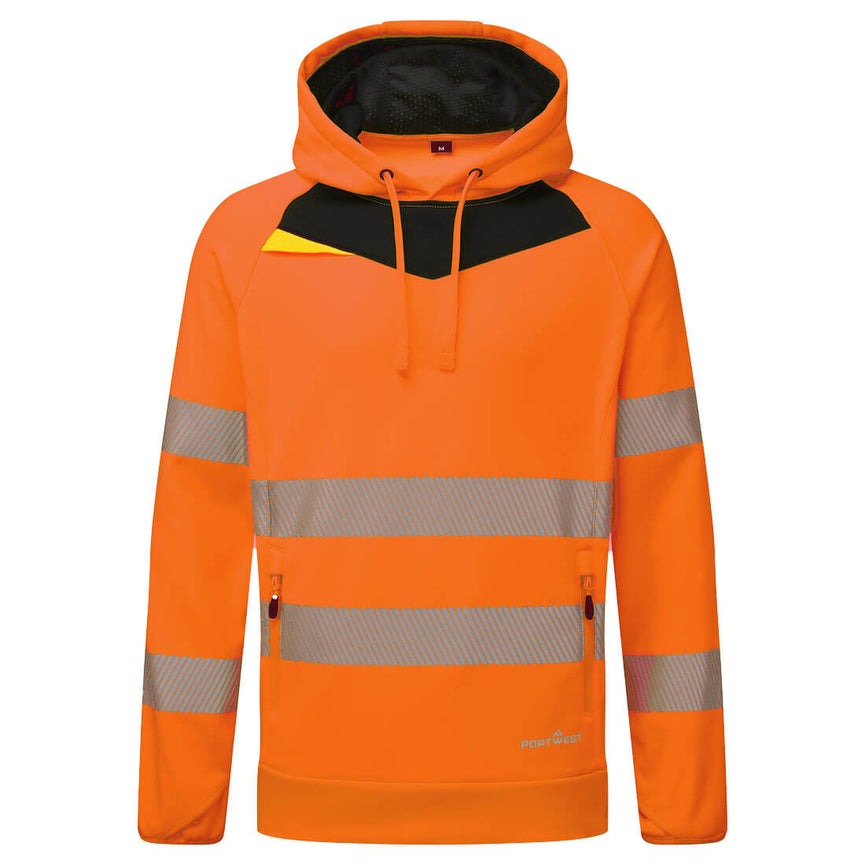 Sudadera Portwest DX4 de alta visibilidad con capucha Overhead