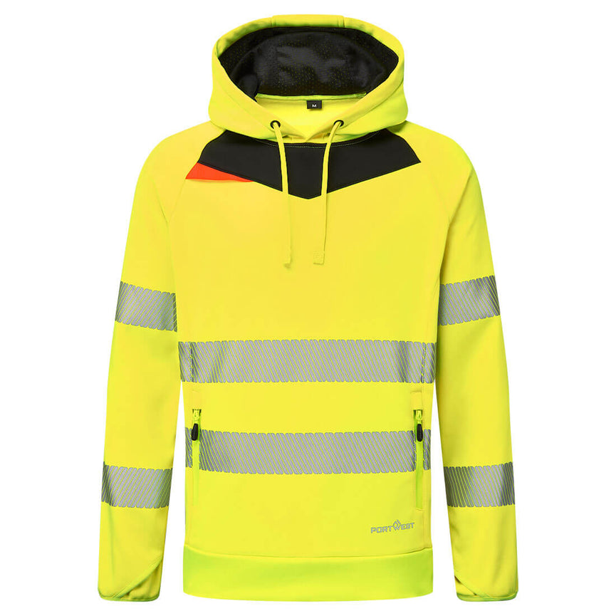 Sudadera Portwest DX4 de alta visibilidad con capucha Overhead