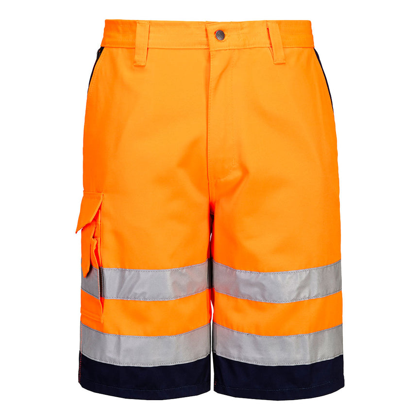 Bermudas de alta visibilidad de polialgodón