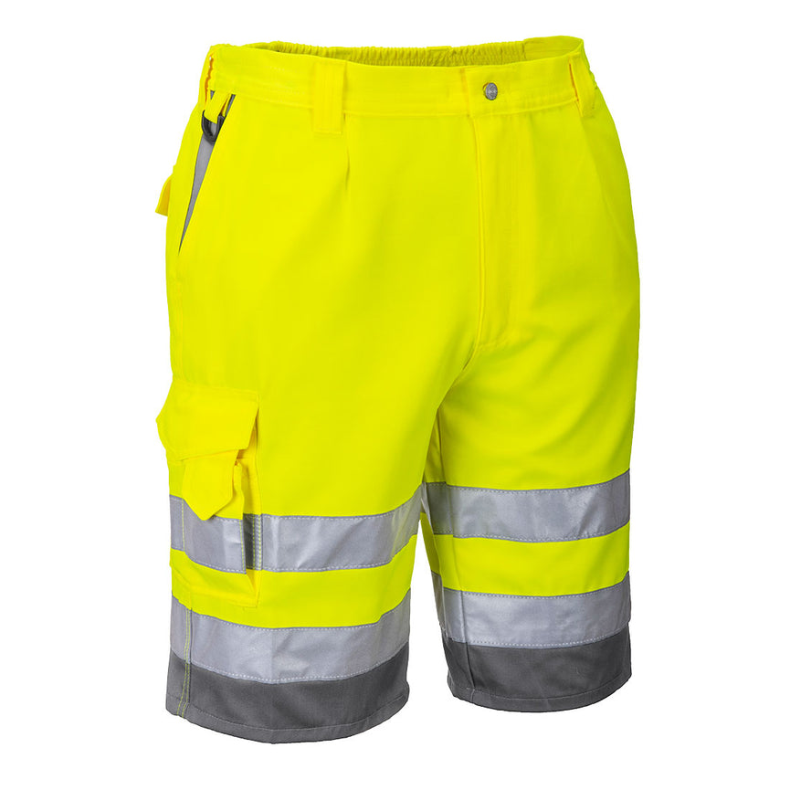 Bermudas de alta visibilidad de polialgodón