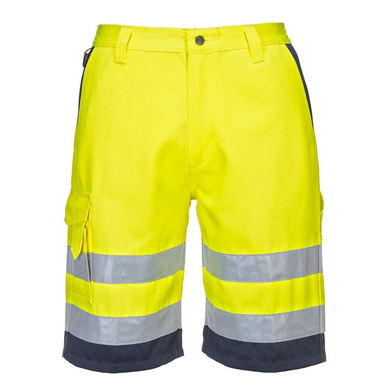 Bermudas de alta visibilidad de polialgodón