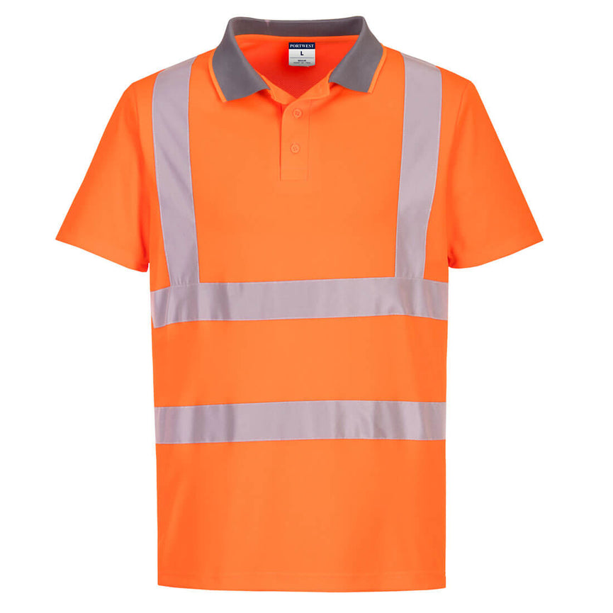 Polo Eco de alta visibilidad M/C (Pack de 6)