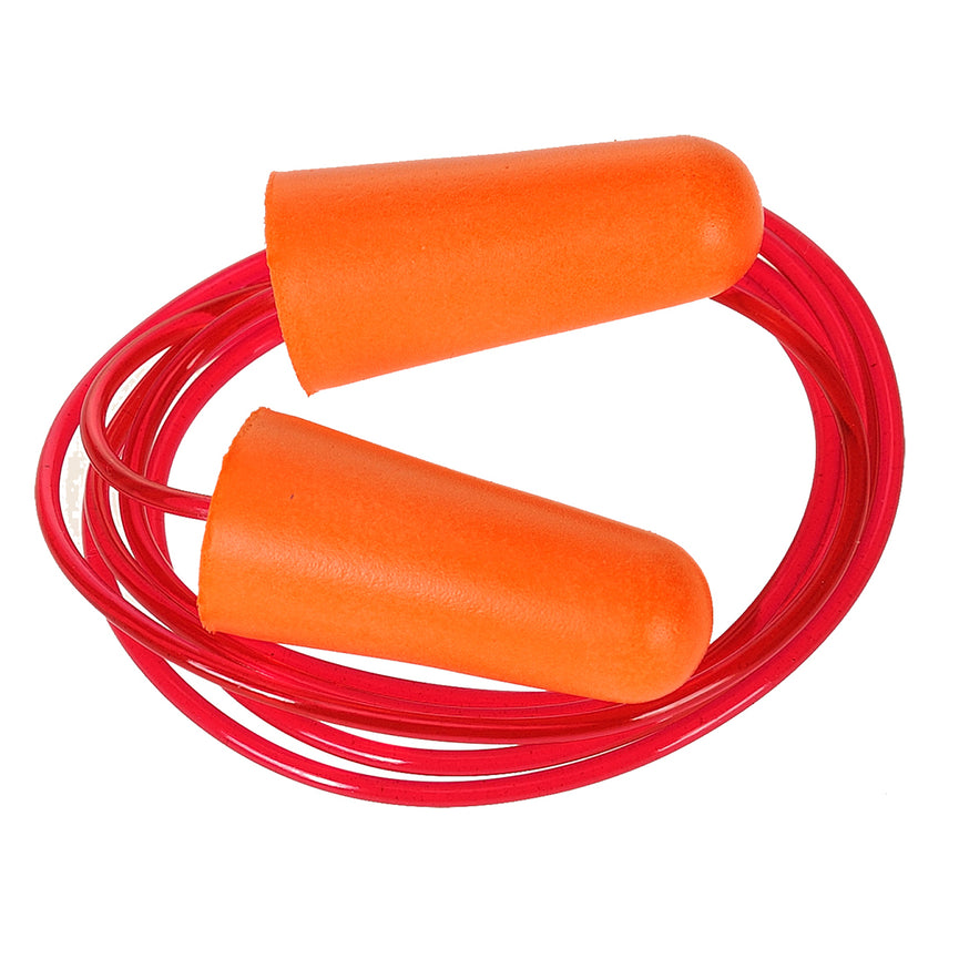 Tapones de espuma de PU, con cordel (200 pares)