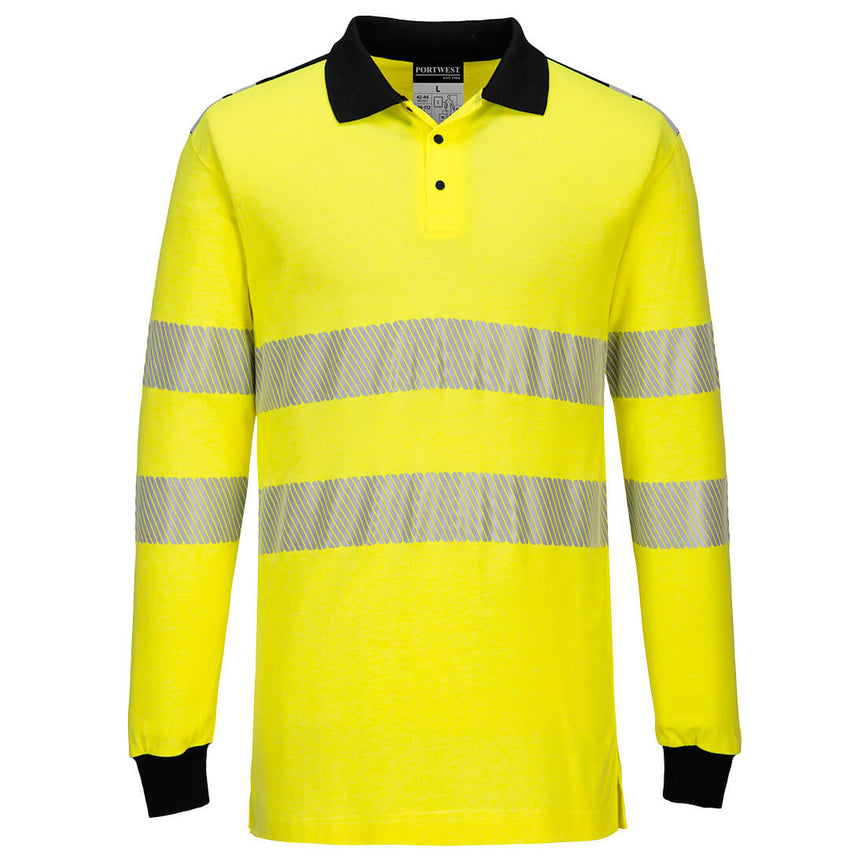 Polo de alta visibilidad resistente a la llama
