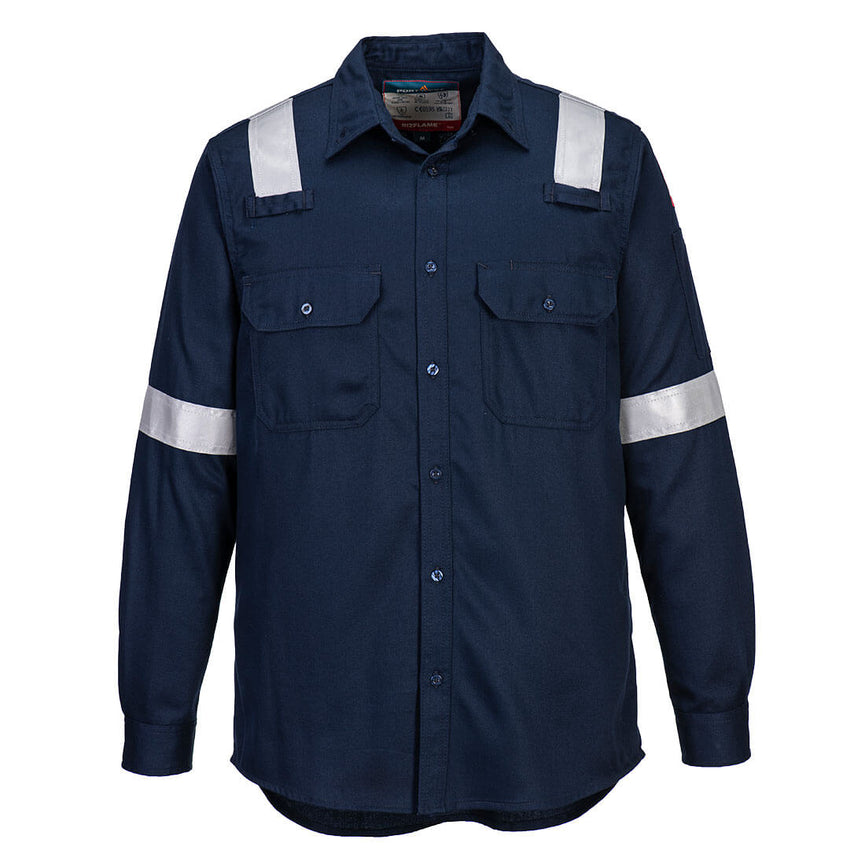 Camisa Portwest ligera resistente a la llama y antiestática