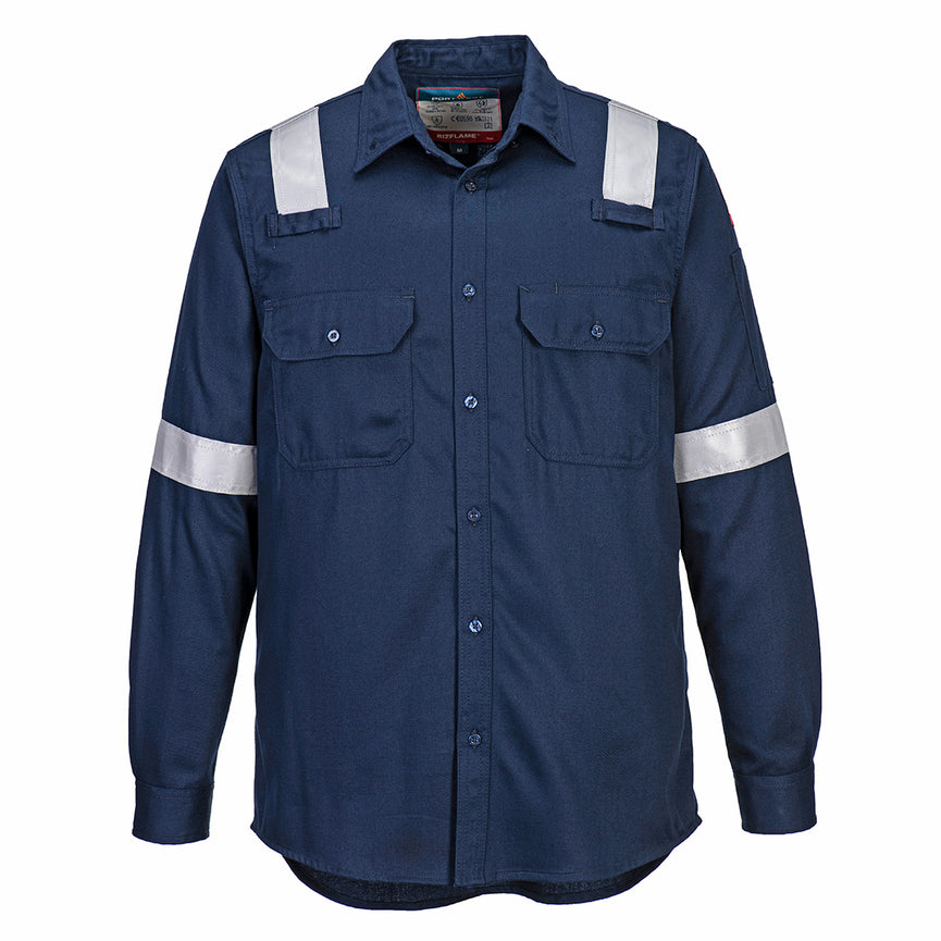 Camisa Portwest ligera resistente a la llama y antiestática