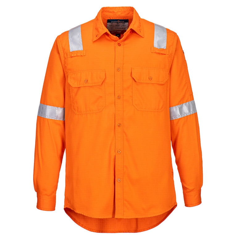 Camisa Portwest ligera resistente a la llama y antiestática