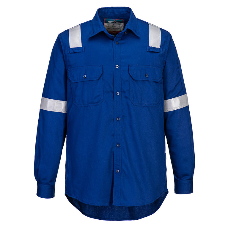 Camisa Portwest ligera resistente a la llama y antiestática