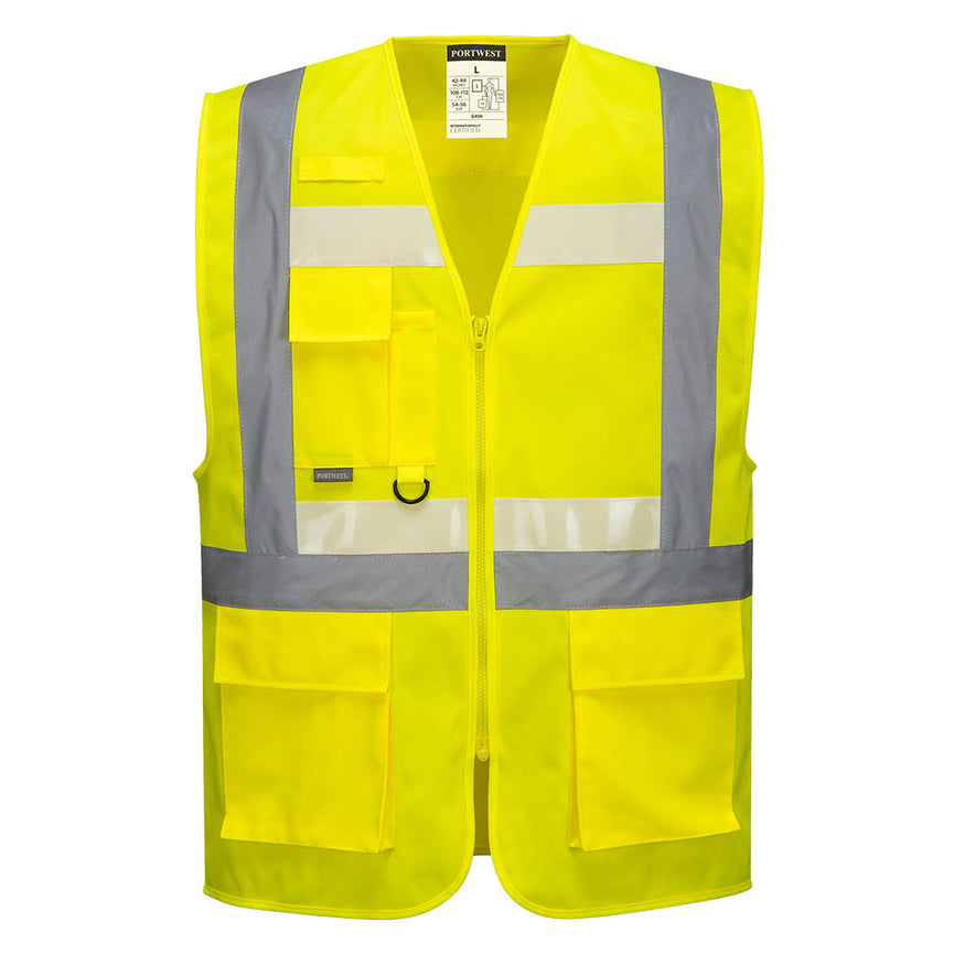 Chaleco Portwest Glowtex Ezee Zip Executive