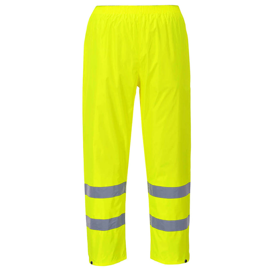 Pantalones Portwest de alta visibilidad para lluvia