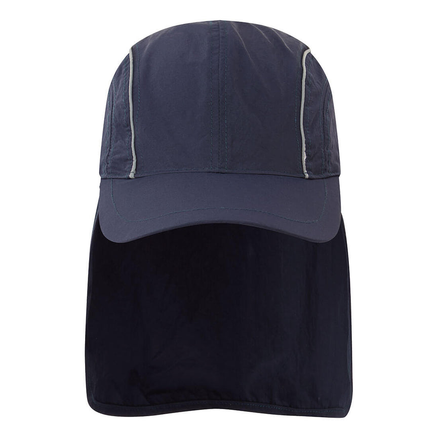 Gorra Portwest transpirable con faldón para el sol