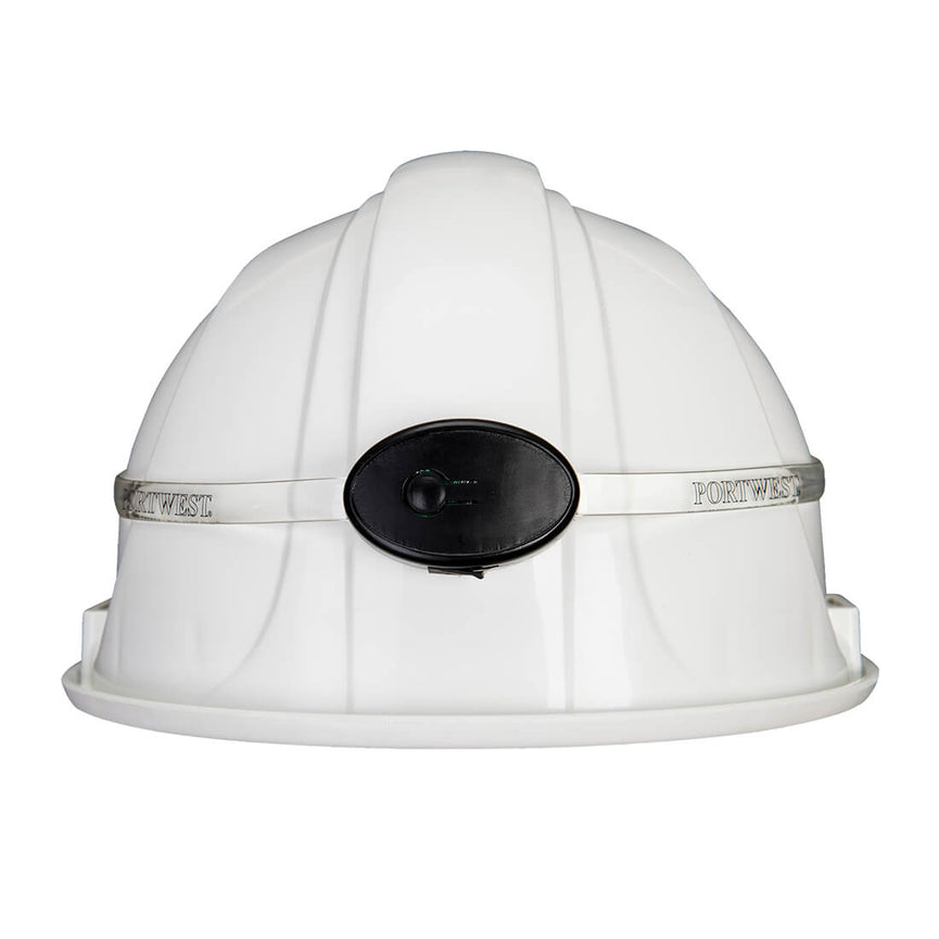 Banda con luz para casco iluminando 360°