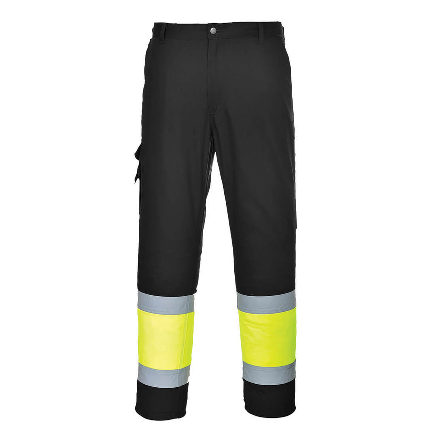 Pantalón Portwest ligero Combat bicolor de alta visibilidad