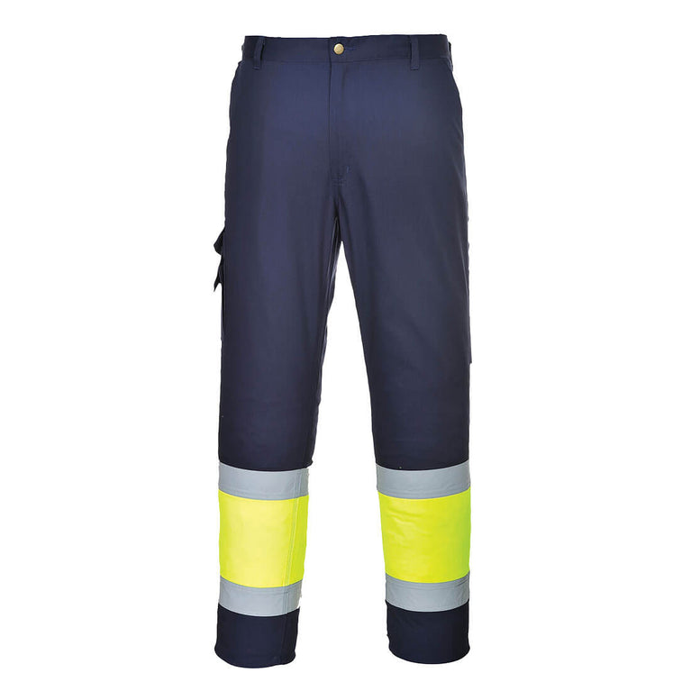 Pantalón Portwest ligero Combat bicolor de alta visibilidad