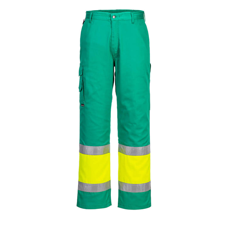 Pantalón Portwest ligero Combat bicolor de alta visibilidad