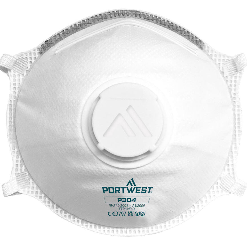 Mascarilla Dolomite ligera con válvula FFP3 (pack 10)