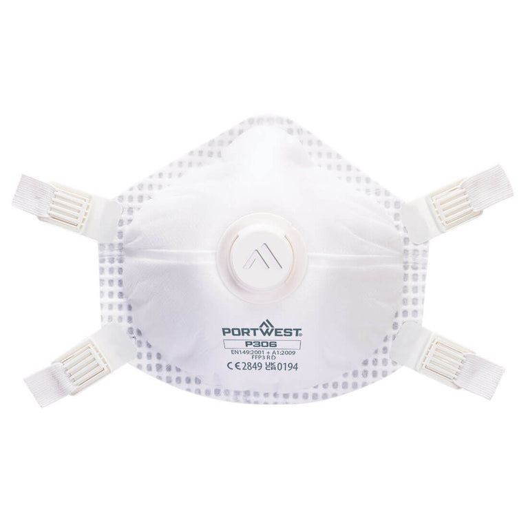 Mascarilla reutilizable con válvula Ultimate FFP3 (Pack5)