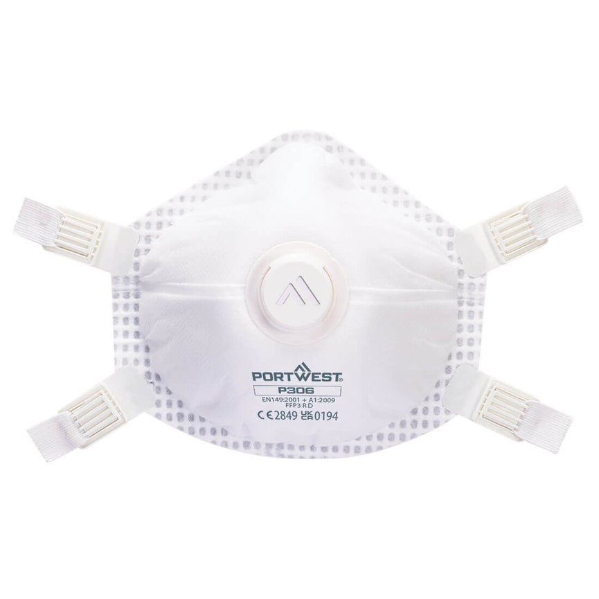 Mascarilla reutilizable con válvula Ultimate FFP3 (Pack5)