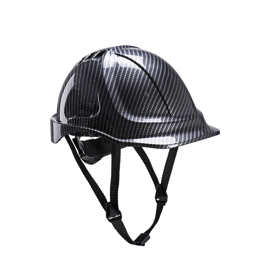 Casco Endurance con aspecto de fibra de carbono
