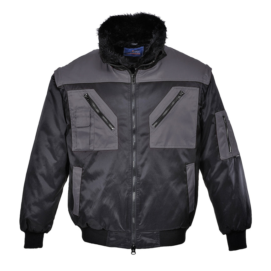 Cazadora Pilot bicolor