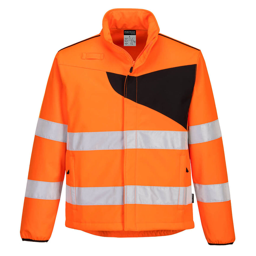 Softshell Portwest de alta visibilidad PW2 (2 Capas)