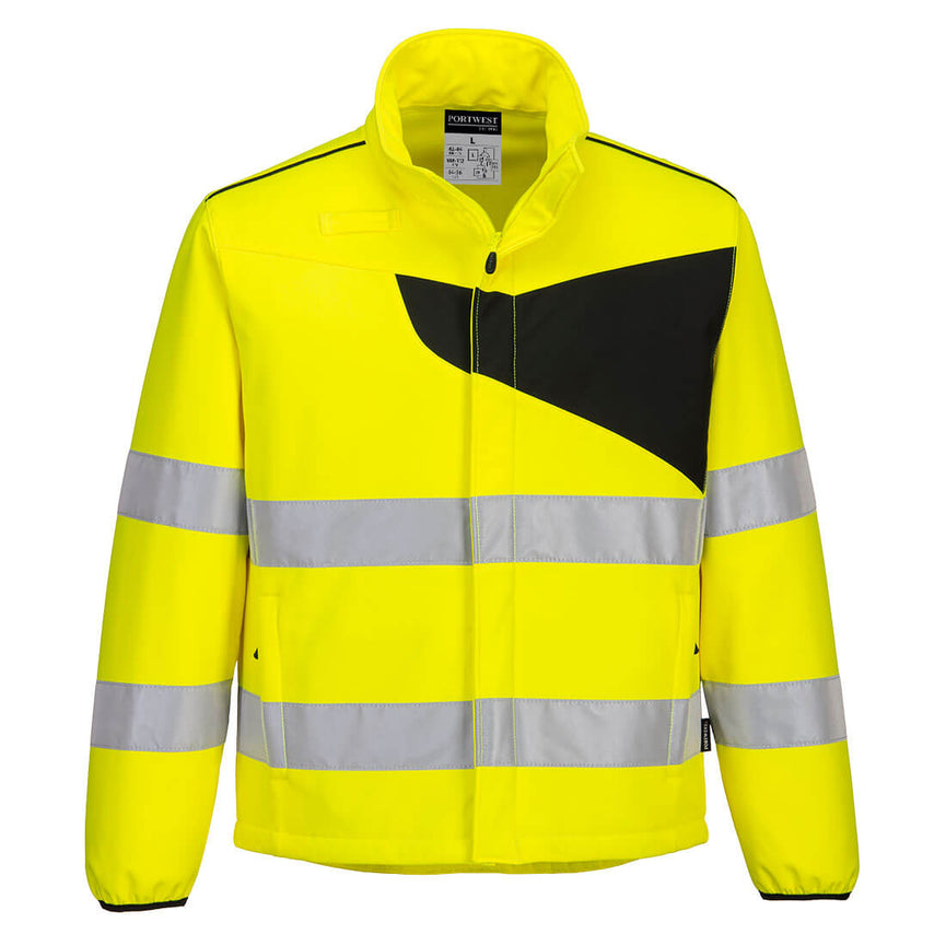 Softshell Portwest de alta visibilidad PW2 (2 Capas)