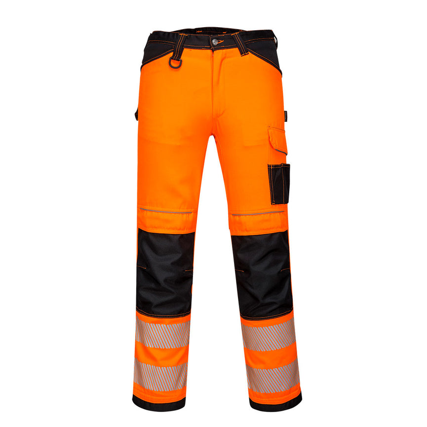 Pantalones Portwest de trabajo de alta visibilidad PW3