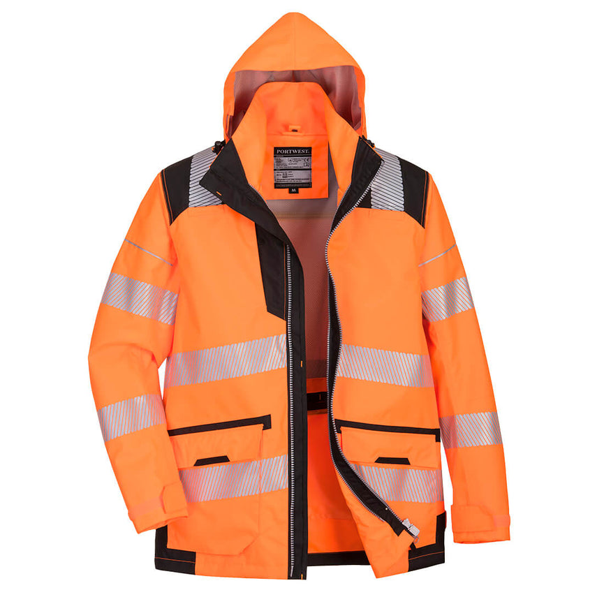 Chaqueta Portwest transpirable 5 en 1 de alta visibilidad PW3