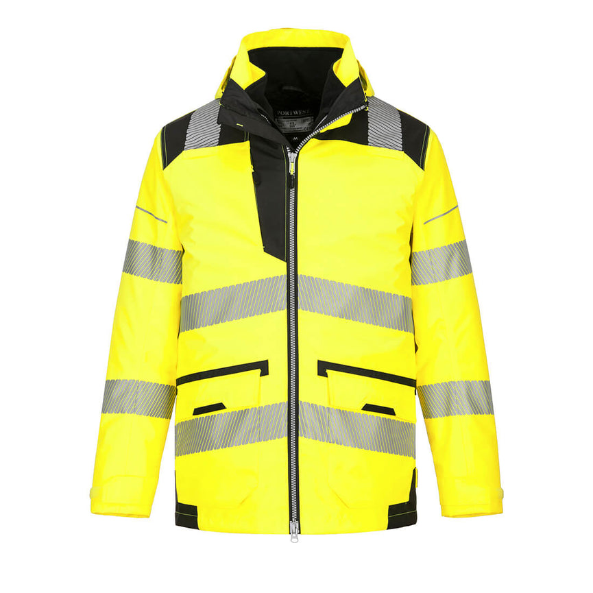 Chaqueta Portwest transpirable 5 en 1 de alta visibilidad PW3