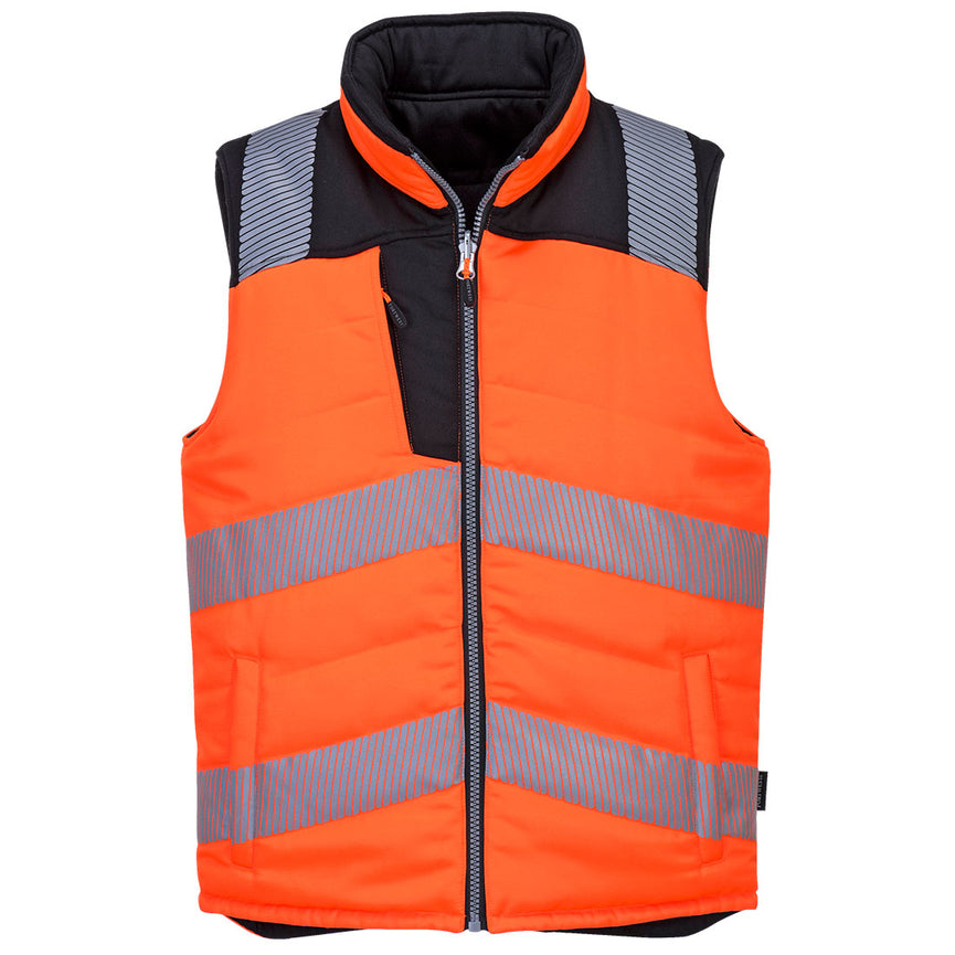 Chaleco Portwest de calor reversible PW3 de alta visibilidad