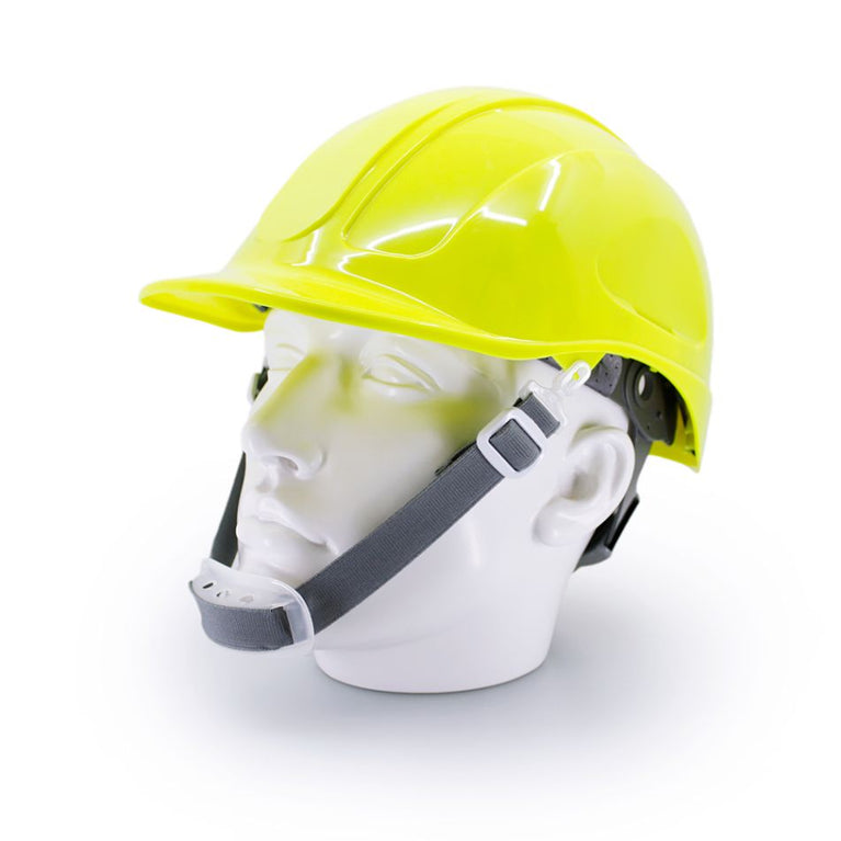 Casco VOLTOR Carraca ABS Blanco – Protección de Alta Resistencia para Trabajos Exigentes-Protexton