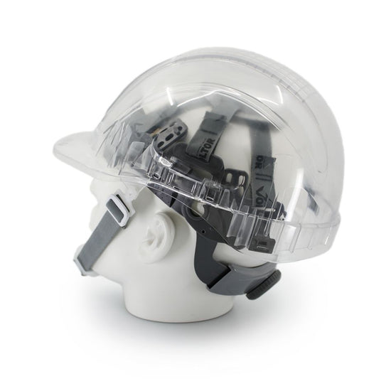 Casco VOLTOR Carraca ABS Blanco – Protección de Alta Resistencia para Trabajos Exigentes-Protexton