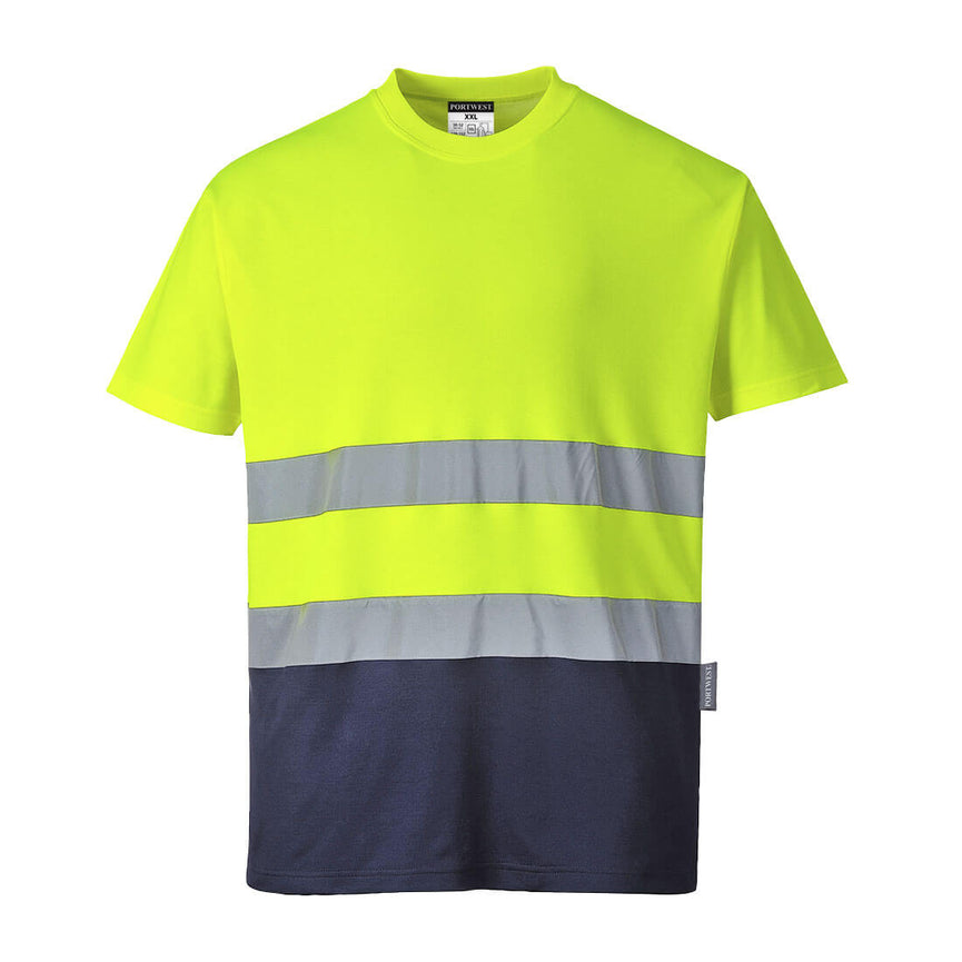 Camiseta Portwest de alta visibilidad Cotton Comfort