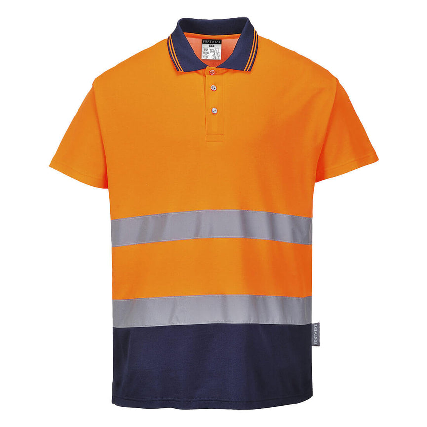 Polo bicolor Cotton Comfort