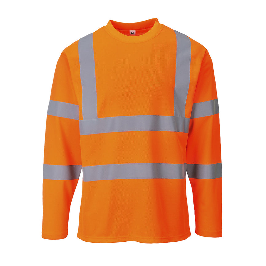 Camiseta Portwest de alta visibilidad Cotton Comfort manga larga