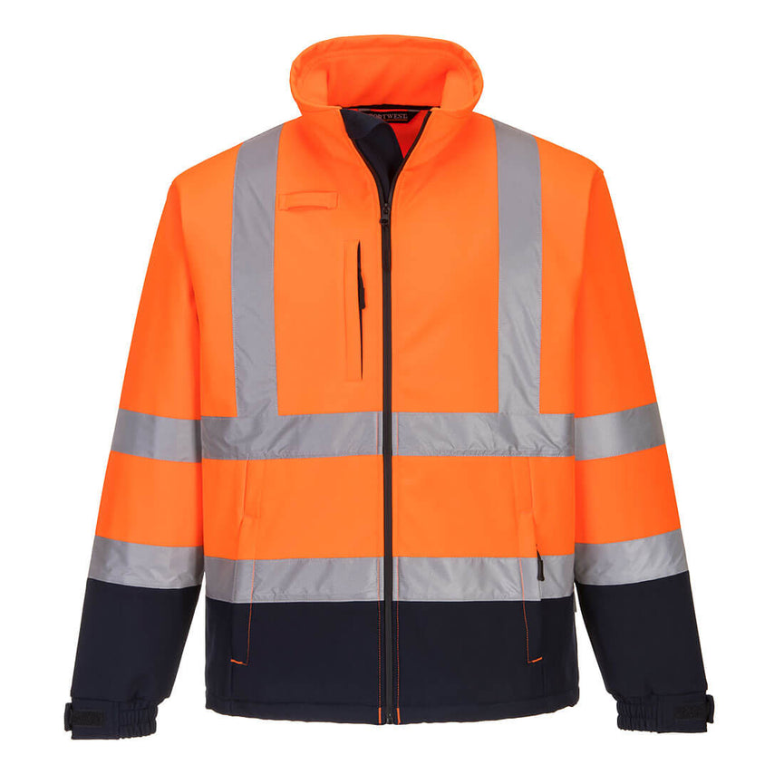 Softshell Portwest de alta visibilidad Contrast (3 capas)