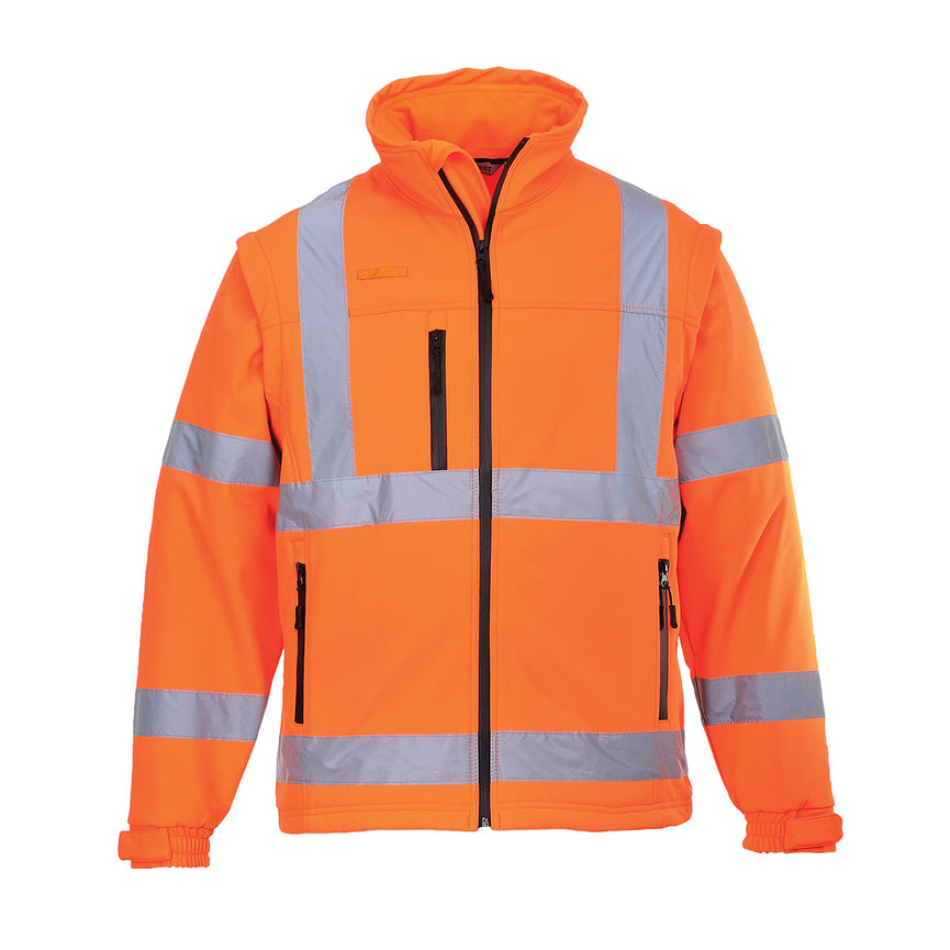 Softshell Portwest 2 en 1 de alta visibilidad (3 capas)