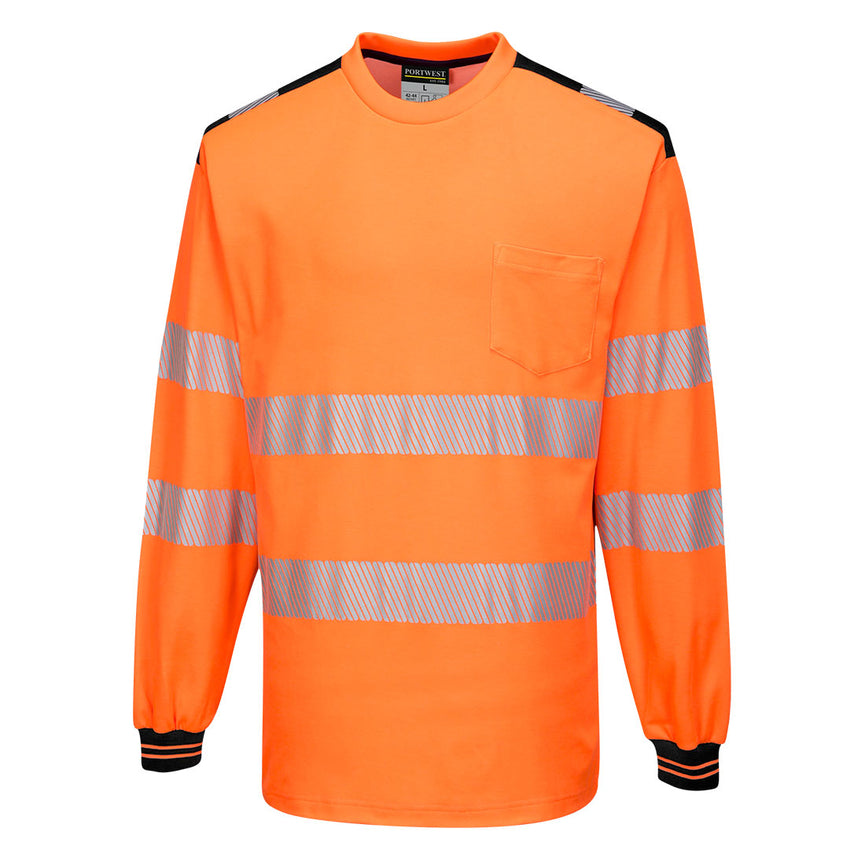 Camiseta Portwest de alta visibilidad de manga larga PW3